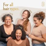 Silk Scrunchies Ponytail Holders – Oversized Mulberry Silk Scrunchies – Extra Large No Damage Hair Ties for Curly, Thick, and Thin - Hair Accessories for Women – Midnight Blooms, XL By Curlfriend - Image 8