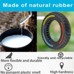 10X2.125 Inch Solid Tires for Electric Scooter,50/75-6.1 Replacement Wheel, 10X2.125 Rubber Tyre for Gotrax G4& Turboant X7 Pro& Segway Ninebot F25/F30/F40/F65& Hiboy S2 Pro/ S2 MAX-3 color-(2PCS) - Image 6