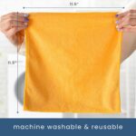 S&T INC. 150 Pack Microfiber Cleaning Cloth, Bulk Towels for Home, Reusable Microfiber Towels for Cars, Cleaning Rags, Assorted, 11.5 Inches x 11.5 Inches, 150 Count - Image 8