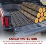 SUNPIE Bed Liner Cargo Mat Compatible with Honda Pioneer 700-2 2014-2025, UTV Rear Bed Mat TPE All Weather Protector Raised Edge,Protect Against Scratches, Rear Cargo Box, Not for 700-4 - Image 5