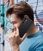 FNTCASE for Samsung Galaxy A16-5G Case: Dual Layer Protective Heavy Duty Cell Phone Cover with Non Slip Textured Back - Shockproof Rugged Military Grade Drop Protection Bumper Tough Black - Image 9