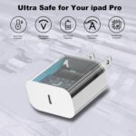 iPhone 17 16 15 Charger Fast Charging,2Pack 20W Apple iPad USB C Wall Chrager Block with 6FT USB C to C Cable for iPhone 17/Pro/Pro Max/17 Air/ 16/16 Pro/16 Pro Max/15/Plus/Pro/Pro Max - Image 4