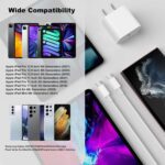 iPhone 17 16 15 Charger Fast Charging,2Pack 20W Apple iPad USB C Wall Chrager Block with 6FT USB C to C Cable for iPhone 17/Pro/Pro Max/17 Air/ 16/16 Pro/16 Pro Max/15/Plus/Pro/Pro Max - Image 8