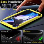 Ferilinso Full Coverage 3 Pack Screen Protector for Google Pixel 9 Pro XL [Phone Case Friendly], 3 Pack Tempered Glass Camera Lens Protector Accessories [Auto- Dusting & Adhesive] - Image 5