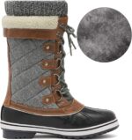 DREAM PAIRS Women's Mid-Calf Waterproof Winter Snow Boots MONTE_02 - Image 5