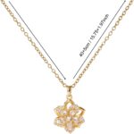 Gold Plated Necklace for Women-Waterproof Pendant Birthday Valentines Day Mothers Day Christmas Gifts - Image 3