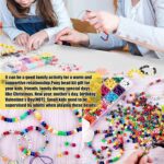 Black Pony Beads for Friendship Bracelets Holiday Party Plastic 1000 Pcs Halloween Beads for Jewelry Making DIY Bracelet Necklace Party Decoration Supplies - Image 6