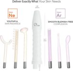 NuDerma Professional Skin Therapy Wand - Portable Skin Therapy Machine with 6 Neon & Argon Wands – Boost Your Skin – Clear Firm & Tighten - Image 7