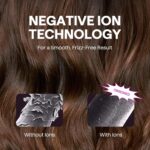 Hair Dryer, Wavytalk Turblow Pro Fast Drying Blow Dryer with Diffuser, High Speed Hair Dryer with 110,000 RPM, Pro Negative Ions for Reduces Damage, Frizz Smoothing, 3 Speeds & 3 Temps, Pink - Image 8