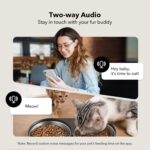 PETLIBRO Automatic Cat Feeder with Camera for Two Cats, 1080P HD Video with Night Vision, 5G WiFi Pet Feeder with 2-Way Audio for Cat & Dog, Low Food & Motion & Sound Alerts, Dual Tray, Black 5L - Image 5