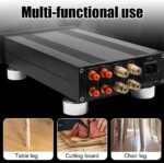 MiOYOOW Cutting Board Feet, 4PCS Non Slip Shock-Absorbing Furniture Legs with Bottom Rubber Pads & Screws for Home Office - Image 5