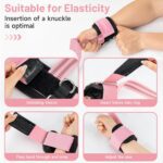 MANUEKLEAR Non-Slip Wrist Straps for Weightlifting Deadlifting, Gym Lifting Straps with D Rings for Cable Machine Workout, 10mm Neoprene Padded Weight lifting Wrist Wraps for Men Women - Image 4