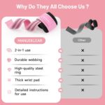 MANUEKLEAR Non-Slip Wrist Straps for Weightlifting Deadlifting, Gym Lifting Straps with D Rings for Cable Machine Workout, 10mm Neoprene Padded Weight lifting Wrist Wraps for Men Women - Image 8