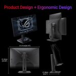 ASUS ROG Strix 27” 1080P USB-C Gaming Monitor (XG279CNS) - Full HD, IPS, 380Hz, 0.3ms, Extreme Low Motion Blur Sync, DisplayHDR™ 400, Tripod Socket, DisplayWidget Center, 3 yr Warranty - Image 7