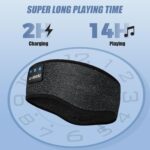 LC-dolida Bluetooth Headband, Sleep Headphones Headband Headphones Earphones Wireless, Sleep Mask for Sleeping, Sports, Gifts, Workout, Jogging, Yoga,Insomnia, Air Travel, Meditation - Image 5