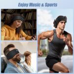 LC-dolida Bluetooth Headband, Sleep Headphones Headband Headphones Earphones Wireless, Sleep Mask for Sleeping, Sports, Gifts, Workout, Jogging, Yoga,Insomnia, Air Travel, Meditation - Image 8