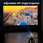 Mini Projector, NICPOW Portable Outdoor Movie Projector with Tripod, 1080P and 200" Supported Small Projector Compatible with TV Stick, Phone, PS5, HDMI, USB for Home, Bedroom, Gaming, Outdoor Use - Image 7