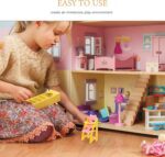 Dollhouse Highchair: Baby Doll Highchair - Miniature Furniture for Dolls - 1:12 Scaled Dollhouse Chair - Pretend Play Toy Dining Chair - Mini Furniture for Decoration - Image 5