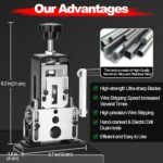 Manual Wire Stripping Machine, Gauge Wire 0.06"-1", Scrapping Copper Wire Peeler Machine, Drill Powered/Hand Crank Dual-drive Wire Stripper Tool for Scrap Copper Recycling & DIY etc. - Image 4
