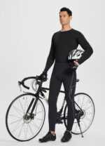 baleaf Men's Thermal Cycling Pants, 4D Padded Winter Bike Tights Fleece Lined Bicyble Riding Leggings - Image 6