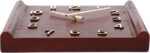 14 inch Wall Clock; Wooden Wall Clock; Wall Hanging Decorations; Decorations; Large Decorative Clock; Quartz Clock; Gifts - Living Rooms or bedrooms, cafes, Offices, Bars, Art. (Walnut) - Image 5