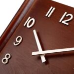 14 inch Wall Clock; Wooden Wall Clock; Wall Hanging Decorations; Decorations; Large Decorative Clock; Quartz Clock; Gifts - Living Rooms or bedrooms, cafes, Offices, Bars, Art. (Walnut) - Image 9