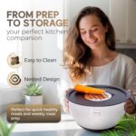 Stainless Steel Mixing Bowls Set of 5, Large Nesting Bowls with Airtight Lids for Food Prep, Cooking, Baking, Salad, and Outdoor Dining (Black, 5 Pcs) - Image 3