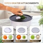 Stainless Steel Mixing Bowls Set of 5, Large Nesting Bowls with Airtight Lids for Food Prep, Cooking, Baking, Salad, and Outdoor Dining (Black, 5 Pcs) - Image 5