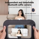 Smartphone Ring Selfie Light Kit Handheld LED Mobile Video Stabilizer Fill Lighting Rig Lights Built-in 8000mAh Battery Rechargeable for Phone Camera, YouTube, TIK tok Video Recording, Make up - Image 7