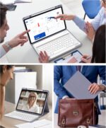 FARYODI Slim Bluetooth Keyboard for iPad Air 13-inch (M2/M3) and Tablet/Smartphone/PC,Detachable Wireless 10.7-inch Keyboard Compatible with iOS,Window,Android,Lightweight Portable&Rechargeable,White - Image 6