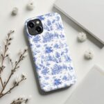 for iPhone 15 Plus Case, Wireless Charging Compatible,Dual-Layer Protection with Stylish Wildflower Design, Soft Silicone + Hard Shell, Cute Chic Phone Cover for Women - Blue Safari Delight - Image 5