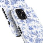 for iPhone 15 Plus Case, Wireless Charging Compatible,Dual-Layer Protection with Stylish Wildflower Design, Soft Silicone + Hard Shell, Cute Chic Phone Cover for Women - Blue Safari Delight - Image 6