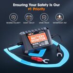 ANCEL BM Series 24V 12V 6V Battery Monitor - BM300 Pro Bluetooth 5.3 Battery Monitor with Charging, Cranking System Test & Alarm - IP67 Waterproof Voltmeter for Trucks, Cars, Motorcycles, Boats - Image 7