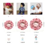 YANIBEST Baby Satin Bonnet Sleep Cap - Double Layer Reversible Adjustable Silky Satin Cap for Infant Toddler(0-6Months,Strawberry) - Image 6