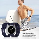 Sport Bands Compatible for Samsung Galaxy Watch 8/8 Classic Band,No Gap One Click Soft Silicone Replacement Strap for Galaxy Watch 8 40 44mm/8 Classic 46mm Men Women-6 Packs - Image 6