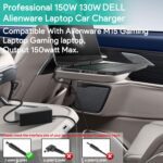 HKY Laptop Car Charger for Dell 7.4 mm Barrel 150W 130W 90W 65W DC Power Adapter 12V-24V Vehicle Auto Boat Airplane Charger for Dell Alienware/in-spiron/Latitude/Vostro/Studio/XPS Series Laptops - Image 5