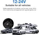 HKY Laptop Car Charger for Dell 7.4 mm Barrel 150W 130W 90W 65W DC Power Adapter 12V-24V Vehicle Auto Boat Airplane Charger for Dell Alienware/in-spiron/Latitude/Vostro/Studio/XPS Series Laptops - Image 8