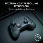 Razer Wolverine V3 Pro 8K PC Wireless Gaming Controller: 8000 Hz Polling Rate - TMR Thumbsticks with Swappable Caps - Up to 36 Hr Battery - 6 Remappable Buttons - Fast Triggers - Carrying Case - Black - Image 3