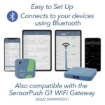 SensorPush HTP.xw Smart Temperature Sensor & Humidity Sensor - Bluetooth Thermometer, Barometer, & Hygrometer with App Monitoring - Premium Barometric Pressure Gauge, Temperature and Humidity Monitor - Image 7