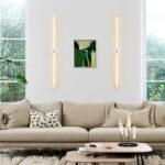 Bathroom Vanity Lights 49 inch Long Bathroom Light Fixtures Over Mirror Hardwired, Dimmable LED 360° Full Lighting Modern Vanity Light Bar Wall Sconce Warm Light for Bedroom Living Room - Chrome - Image 9