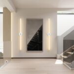 Bathroom Vanity Lights 49 inch Long Bathroom Light Fixtures Over Mirror Hardwired, Dimmable LED 360° Full Lighting Modern Vanity Light Bar Wall Sconce Warm Light for Bedroom Living Room - Chrome - Image 10