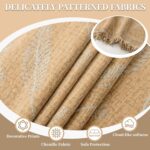 1OO% Waterproof Sectional Couch Covers for Dogs L Shaped Corner Sofa Cover Washable Chenille Sofa Slipcovers Blanket Modern Jacquard Pet Furniture Protector (91"x276", Tan Leaf) - Image 8