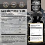 Shilajit Supplement with Sea Moss, Ashwagandha, Tongkat Ali - Shilajit Pure Himalayan Organic Fulvic Acid Capsules - 90 Count - Image 3