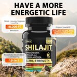Shilajit Supplement with Sea Moss, Ashwagandha, Tongkat Ali - Shilajit Pure Himalayan Organic Fulvic Acid Capsules - 90 Count - Image 4