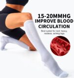 Compression Socks for Women & Men (3 pairs) - Best Support for Nurses, Running, Hiking, Recovery & Flight Socks - Image 5