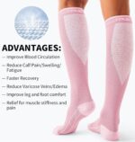 Compression Socks for Women & Men (3 pairs) - Best Support for Nurses, Running, Hiking, Recovery & Flight Socks - Image 7