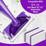 20 Count Disposable Wet Pads Refill for Wet Jet Spray Mop, Wet Jet Pads Refills for Multi Surface, Disposable Wet Jet Hardwood Floor for Wet Pads Refill, Thickness & Absorbent - Image 3