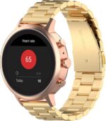 FitTurn Bands Compatible with Letscom, Letsfit, Lintelek, Yamay SmartWatch -Replacement Classic Stainless Steel Metal WatchBand for ID205L, ID205U,ID215G, ID205, ID216, ID205S, SW021 - Image 7