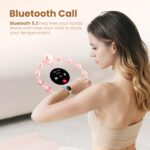 KEEPONFIT Smart Watches for Women Android/iPhone, IP68 Waterproof Fitness Tracker with Bluetooth Calls(Answer&Make), Activity Pedometer/Heart Rate/SpO2 Monitor/100+ Sports Model - Image 3