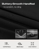 Zylioo Tall Men's Sweatpants Long Lightweight Joggers with Zipper Pockets Stretch Elastic Waist Athletic Pants - Image 5